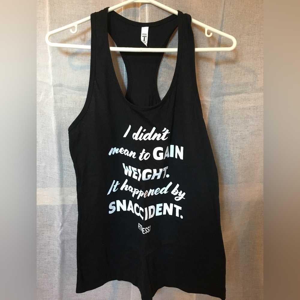 Ideal T black fitness tank